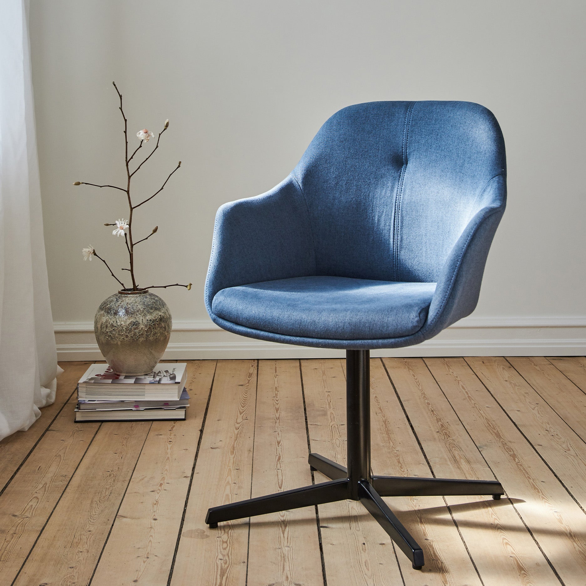 New Age stof m. drejefod